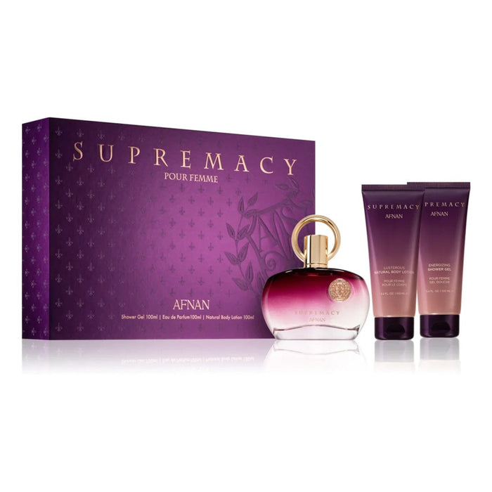 Afnan Afnan Supremacy Pour Femme Set EDP 100 ML + Shower Gel 100 ML + Crema 100 ML (M)