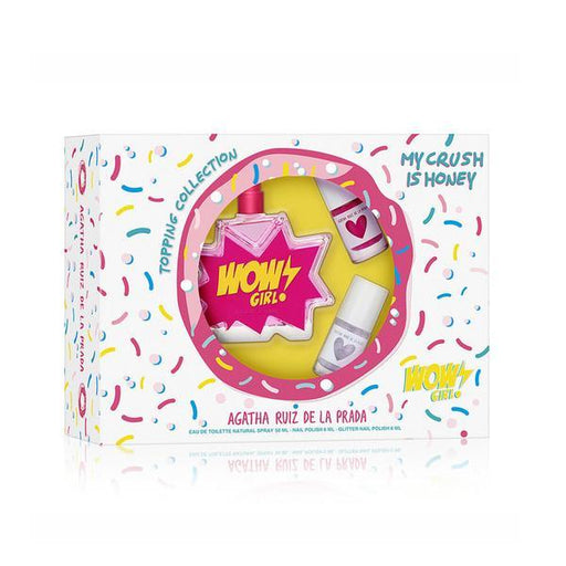 Agatha Ruiz De La Prada Agatha Ruiz De La Prada WOW Set EDT 50 ML + Esmalte + Brillo de Uñas (M)