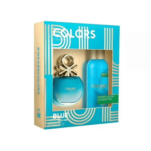 Benetton Benetton Colors Blue Set EDT 80 ML + Deo 150 ML (M)