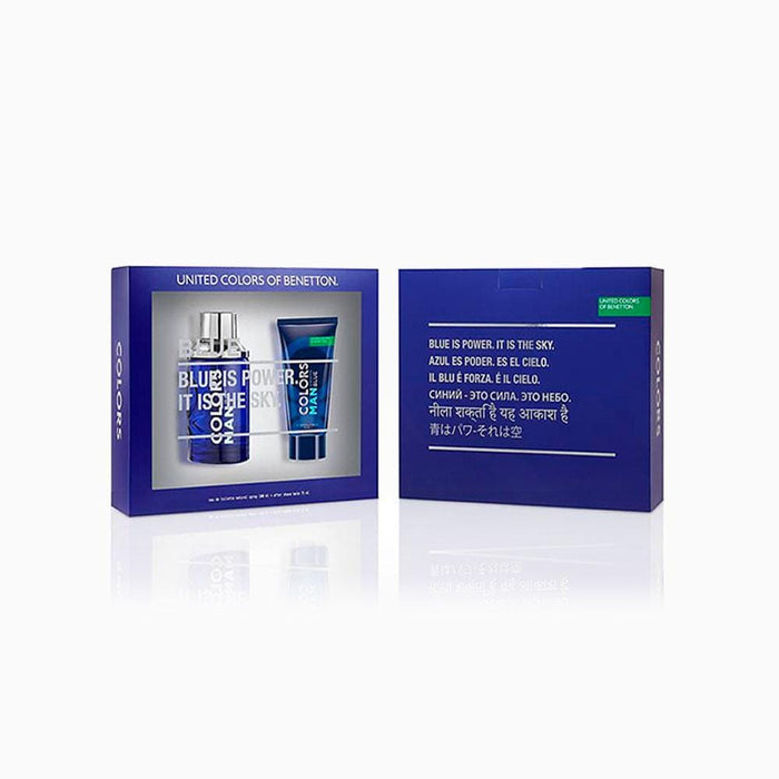 Benetton Colors Man Blue Set EDT 100 ML + After Shave 75 ML (H)