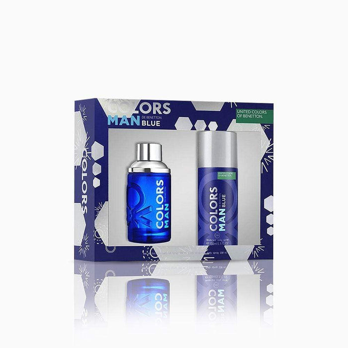 Benetton Colors Man Blue Set EDT 100 ML + Deo 150 ML (H)