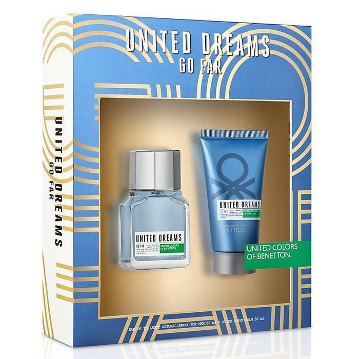 Benetton Go Far Set EDT 60 ML + After Shave 50 ML (H)