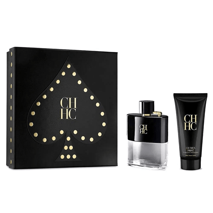 Carolina Herrera Carolina Herrera Ch Men Privé Set EDT 100 ML + After Shave 100 ML (H) CAJA NEGRA CUADRARA