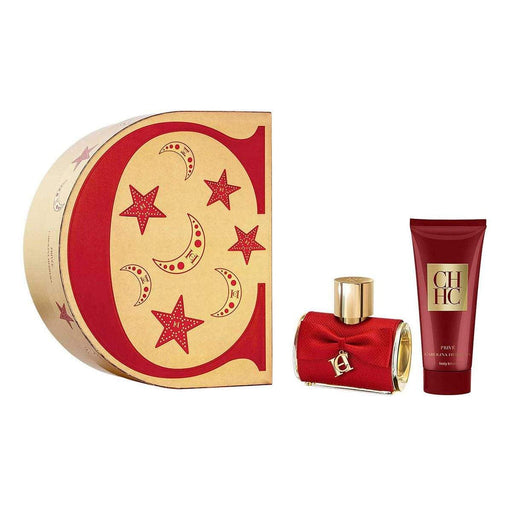 Carolina Herrera Carolina Herrera CH Prive Set EDP 80 ML + 100 ML Crema (M) CURVO DORADO