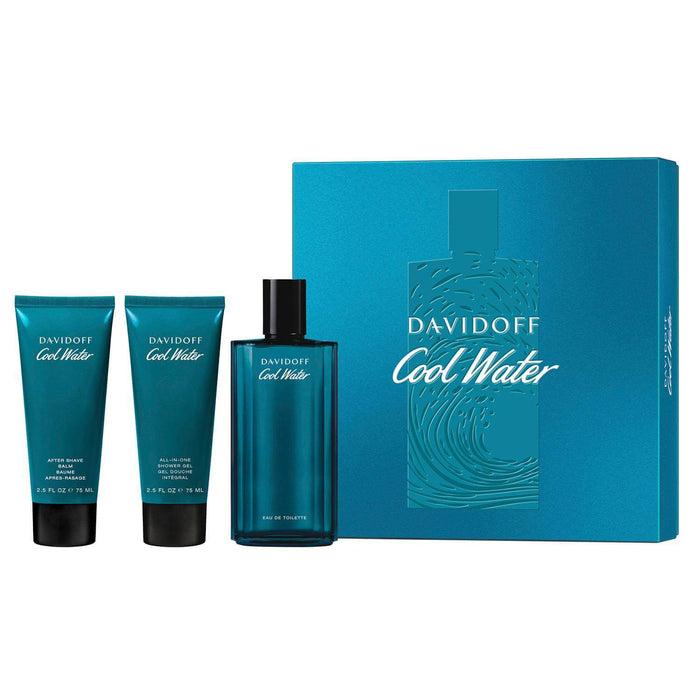 Davidoff Cool Water Men Set EDT 125 ML + GD 75 ML + AF 75 ML (H)