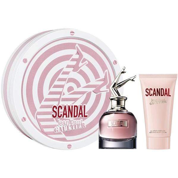 Jean Paul Gaultier Jean Paul Gaultier Scandal Set EDP 50 ML + 75 ML Crema (M) LATA REDONDA ROSA Y BLANCA