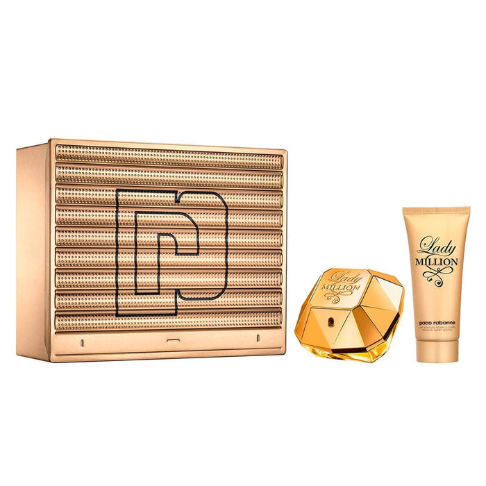 Paco Rabanne Lady Million Set EDP 80 ML + Crema 100 ML (M)